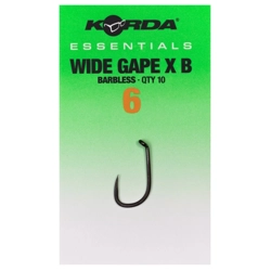 Korda Essentials Wide Gape X Barbless Hooks